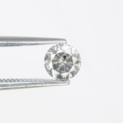0.40 CT Salt and Pepper Round Brilliant Cut Loose Diamond for Custom Engagement Rings, Unique Fine Jewelry & Ethical Bridal Jewelry - JayKrishna Diamond
