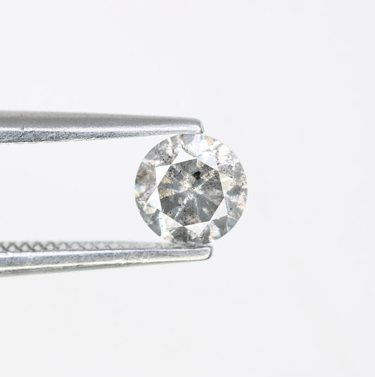 0.40 CT Salt and Pepper Round Brilliant Cut Loose Diamond for Custom Engagement Rings, Unique Fine Jewelry & Ethical Bridal Jewelry - JayKrishna Diamond