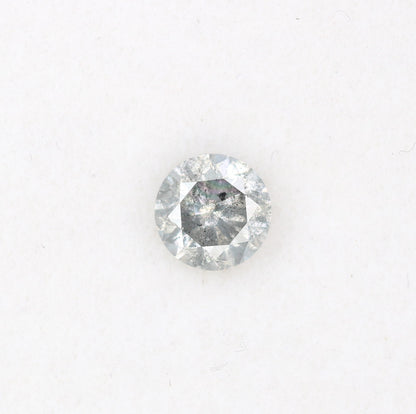 0.40 CT Salt and Pepper Round Brilliant Cut Loose Diamond for Custom Engagement Rings, Unique Fine Jewelry & Ethical Bridal Jewelry - JayKrishna Diamond