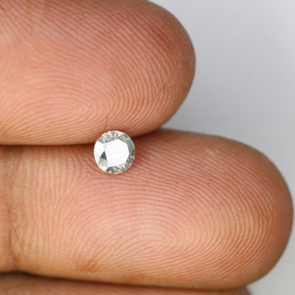 0.39 CT Salt and Pepper Round Brilliant Cut Natural Diamond for Custom Proposal Rings, Unique Engagement Jewelry & Ethical Fine Jewelry - JayKrishna Diamond