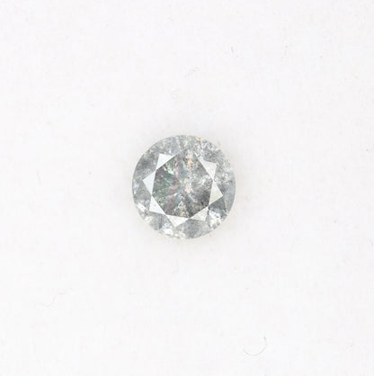 0.39 CT Salt and Pepper Round Brilliant Cut Natural Diamond for Custom Proposal Rings, Unique Engagement Jewelry & Ethical Fine Jewelry - JayKrishna Diamond