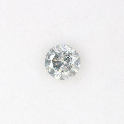 0.43 CT Loose Salt and Pepper Round Brilliant Cut Diamond for Wedding Ring and Custom Bridal Jewelry - JayKrishna Diamond