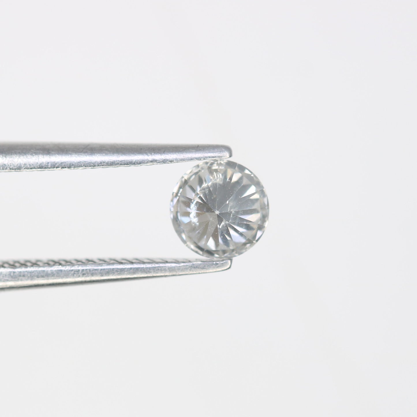 Unique 0.40 CT Salt & Pepper Round Brilliant Cut Diamond | Perfect for Wedding Rings | 4.60 x 2.90 MM - JayKrishna Diamond