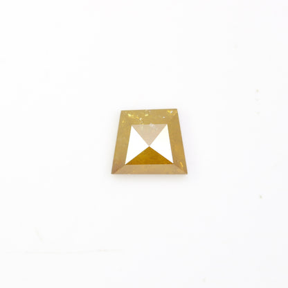 1.16 CT 5.60 MM Polished Geometric Shape Fancy Yellow Diamond For Proposal Ring - JayKrishna Diamond