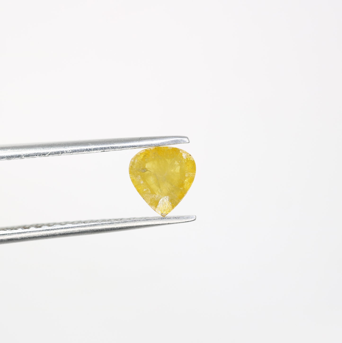 0.69 CT 6.10 MM Lovely Heart Shape Yellow Antique Diamond For Valentine Gift - JayKrishna Diamond