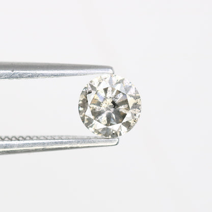 0.39 CT 4.60 x 2.80 MM Round Brilliant Cut Salt and Pepper Loose Diamond for Custom Engagement Rings, Unique Fine Jewelry & Ethical Wedding Jewelry - JayKrishna Diamond