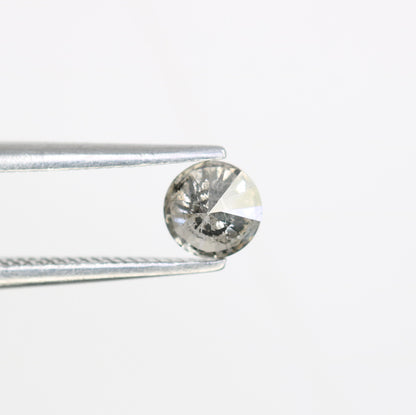 0.39 CT 4.60 x 2.80 MM Round Brilliant Cut Salt and Pepper Loose Diamond for Custom Engagement Rings, Unique Fine Jewelry & Ethical Wedding Jewelry - JayKrishna Diamond