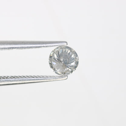 0.35 CT 4.60 x 2.70 MM Salt and Pepper Round Brilliant Cut Natural Diamond | Ideal for Designer Engagement Rings, Custom Wedding Jewelry & Unique Fine Jewelry - JayKrishna Diamond