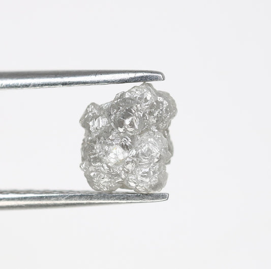 1.86 CT Rough Grey  Uncut Raw Diamond For Engagement Ring - JayKrishna Diamond
