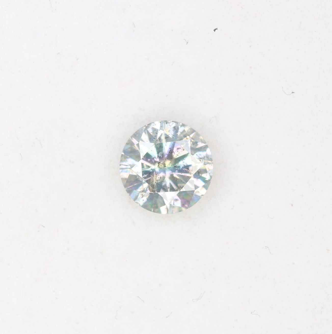 0.35 CT 4.60 x 2.70 MM Salt and Pepper Round Brilliant Cut Natural Diamond | Ideal for Designer Engagement Rings, Custom Wedding Jewelry & Unique Fine Jewelry - JayKrishna Diamond