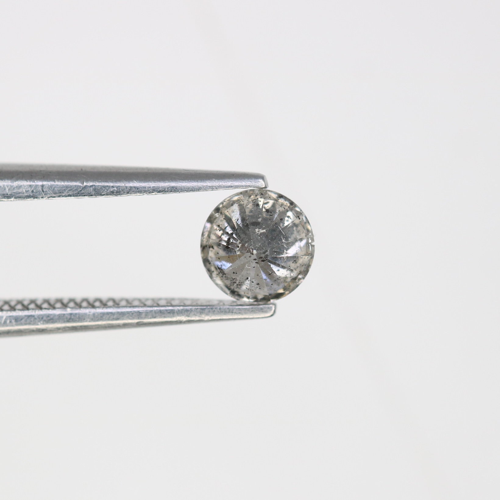 0.38 CT Salt and Pepper Oval Cut Loose Diamond for Custom Engagement Rings, Unique Bridal Jewelry & Ethical Fine Jewelry - JayKrishna Diamond