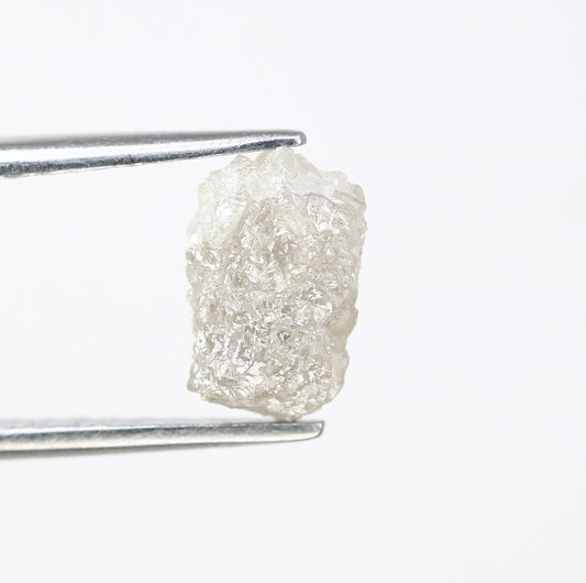 1.96 CT Grey Rough Raw Uncut Diamond For Engagement Ring - JayKrishna Diamond