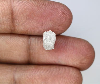 1.96 CT Grey Rough Raw Uncut Diamond For Engagement Ring - JayKrishna Diamond