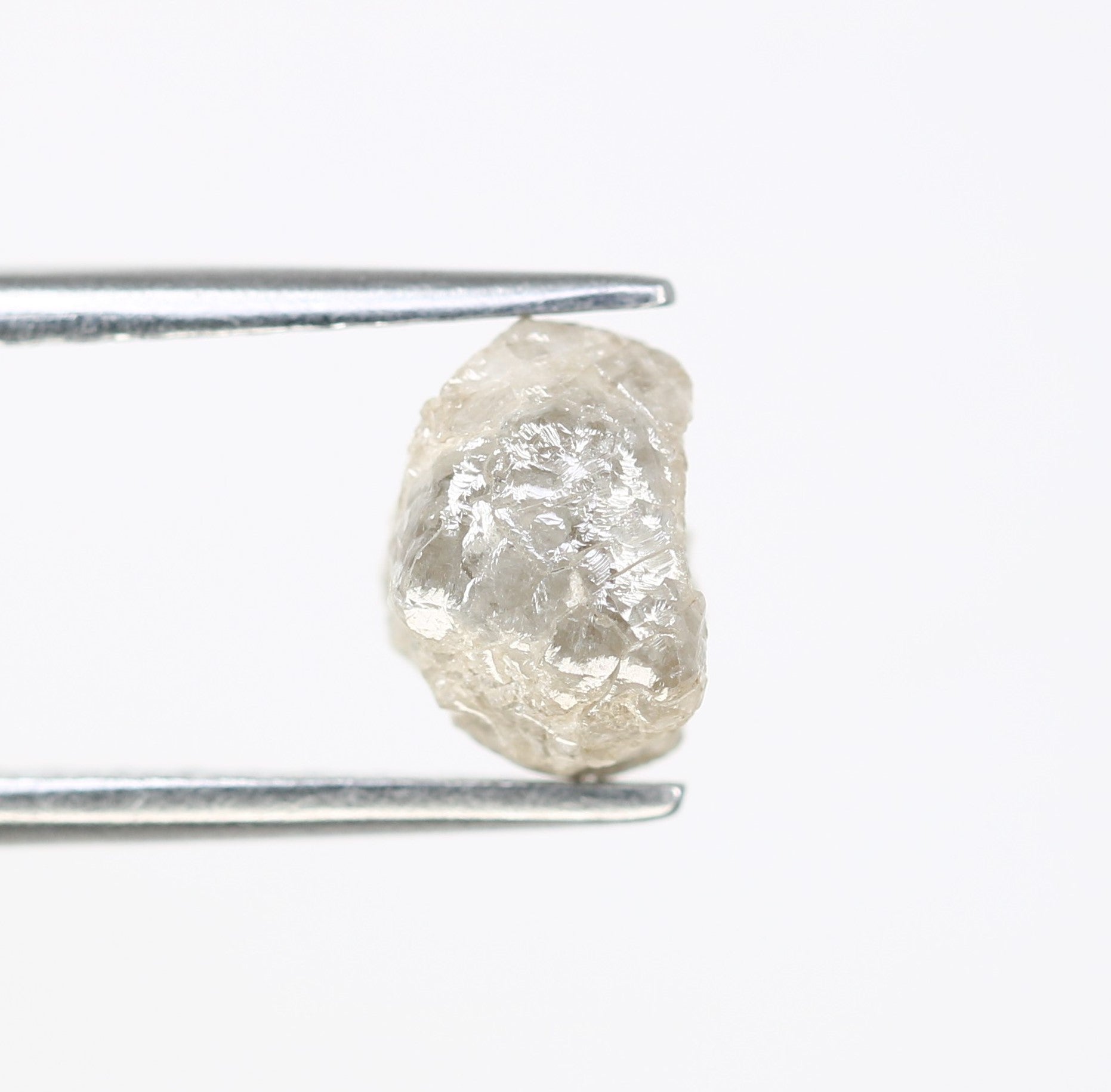 2.26 CT 7.50 x 6.80 MM Rough White Irregular Cut Raw Natural Diamond For Engagement Ring - JayKrishna Diamond