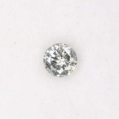 0.38 CT Round Brilliant Cut Salt and Pepper Diamond 4.60 x 2.80 MM | Loose Natural Gemstone for Custom Wedding Rings, Unique & Ethical Fine Jewelry - JayKrishna Diamond