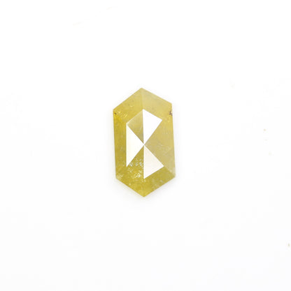 0.78 CT 8.50 MM Yellow Elongated Hexagon Shape Diamond For Wedding Ring - JayKrishna Diamond