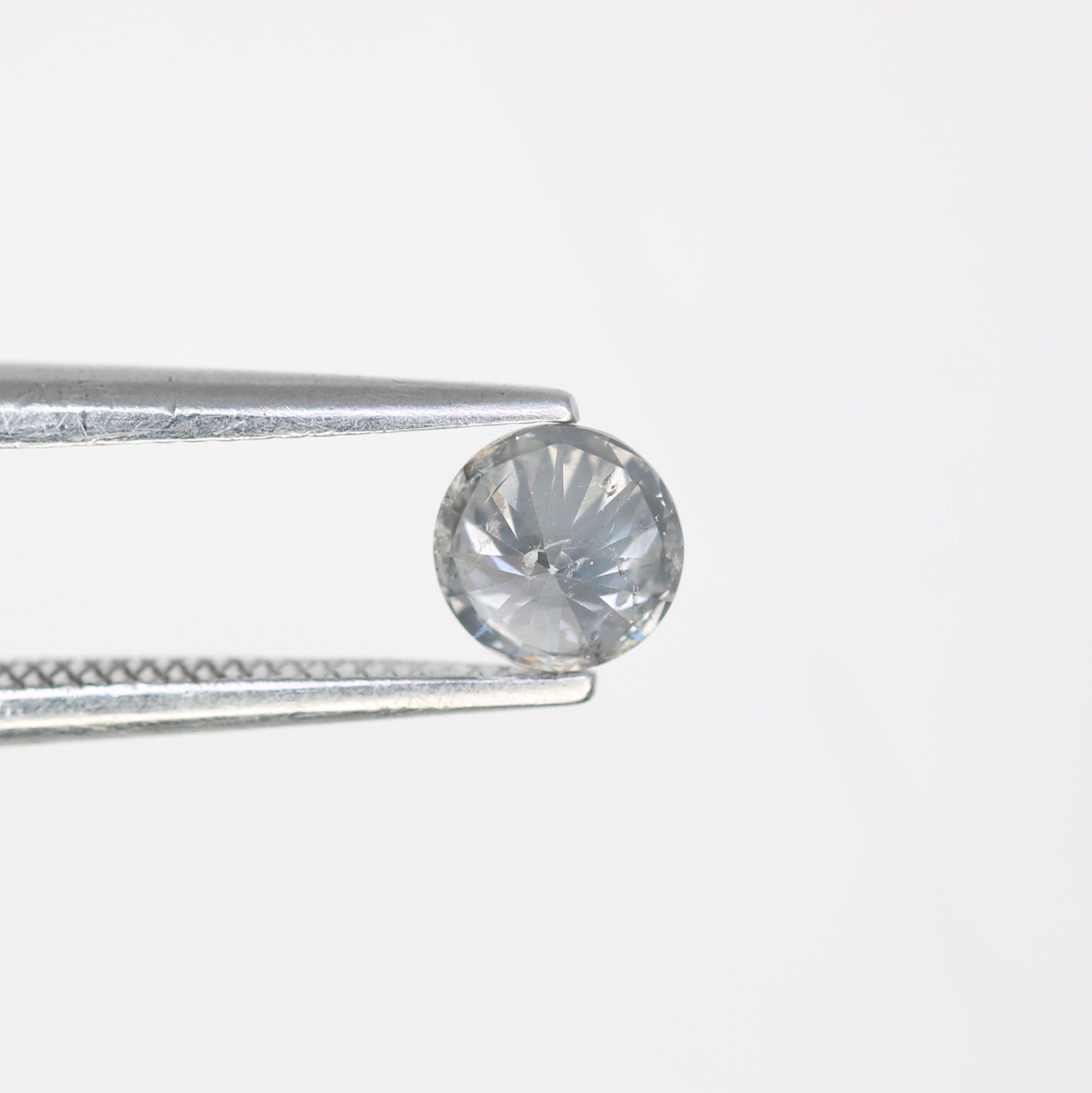 0.36 CT Round Brilliant Cut Salt and Pepper Diamond | Natural Gemstone for Promise Rings, Unique Engagement Jewelry & Ethical Fine Jewelry - JayKrishna Diamond