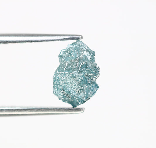 1.19 CT Blue Rough Raw Natural Diamond For Engagement Ring - JayKrishna Diamond