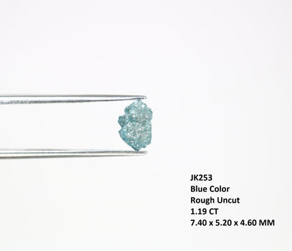 1.19 CT Blue Rough Raw Natural Diamond For Engagement Ring - JayKrishna Diamond
