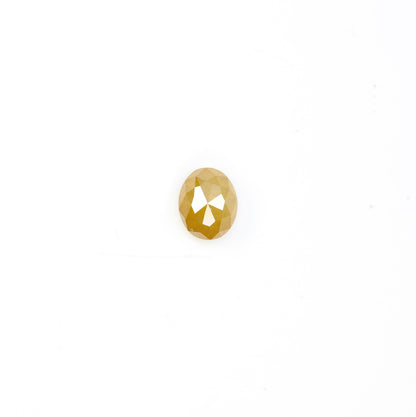 0.62 CT Fancy Yellow Oval Shape Loose Diamond (5.50 MM) for a Stunning Wedding Ring: Distinctive Gemstone Jewelry Piece - JayKrishna Diamond