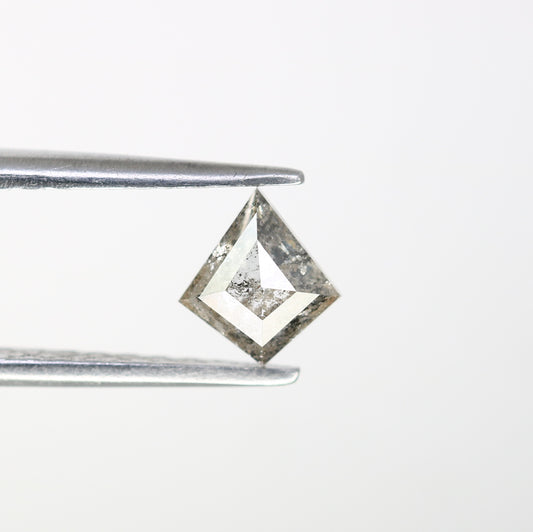 0.55 CT Kite Shape Salt And Pepper 6.30 MM Loose Diamond For Wedding Ring - JayKrishna Diamond