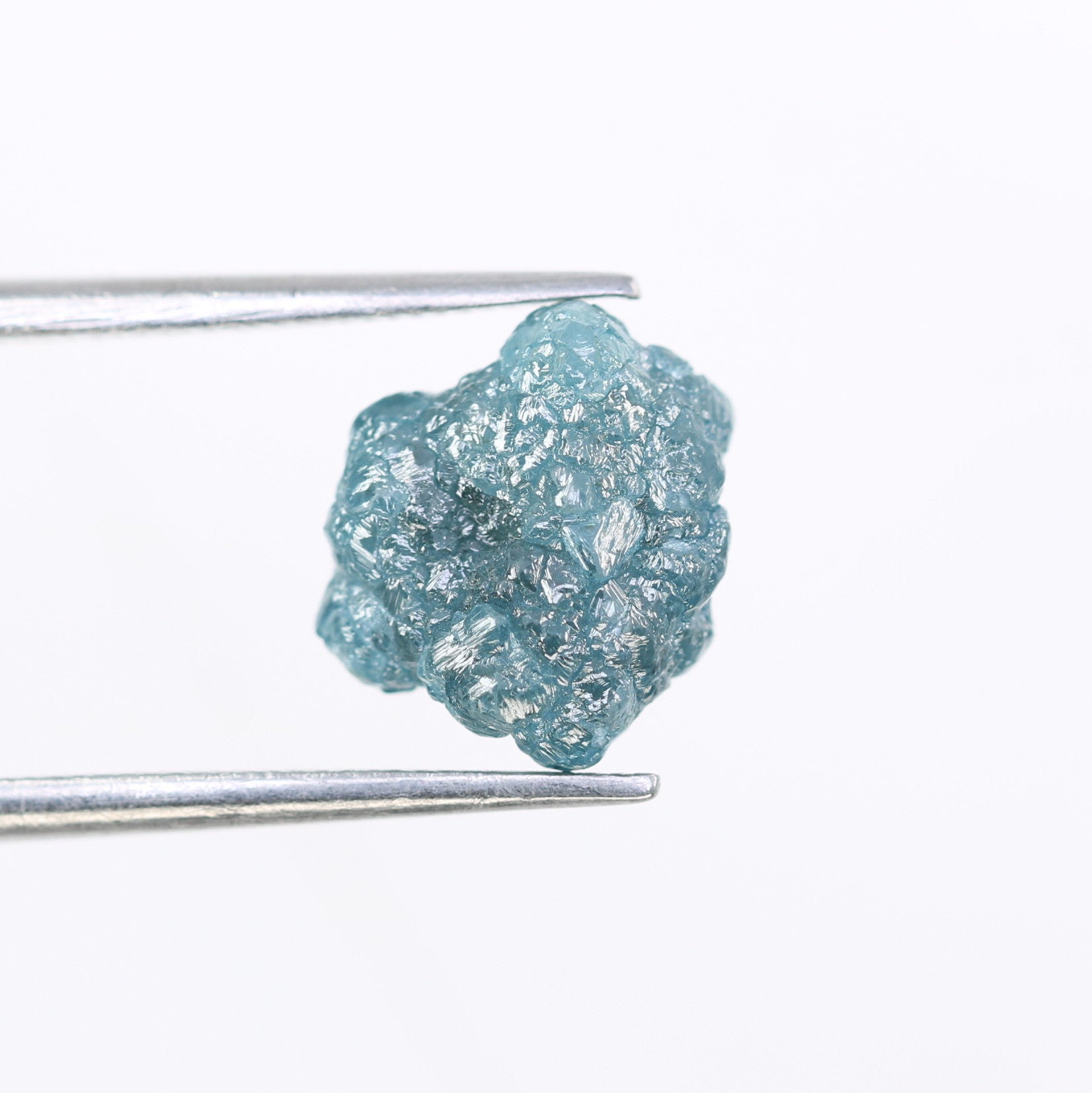 3.59 CT Irregular Cut Blue Rough Raw Natural Diamond For Engagement Ring - JayKrishna Diamond