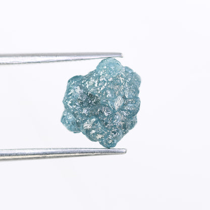 3.59 CT Irregular Cut Blue Rough Raw Natural Diamond For Engagement Ring - JayKrishna Diamond