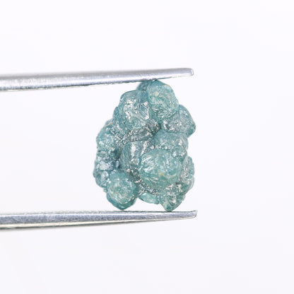 3.18 CT Blue Rough Raw Irregular Cut Diamond For Engagement Ring - JayKrishna Diamond