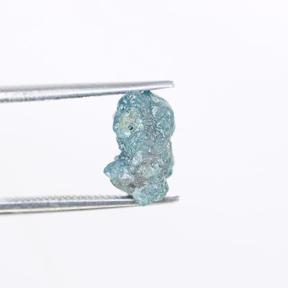 3.18 CT Blue Rough Raw Irregular Cut Diamond For Engagement Ring - JayKrishna Diamond