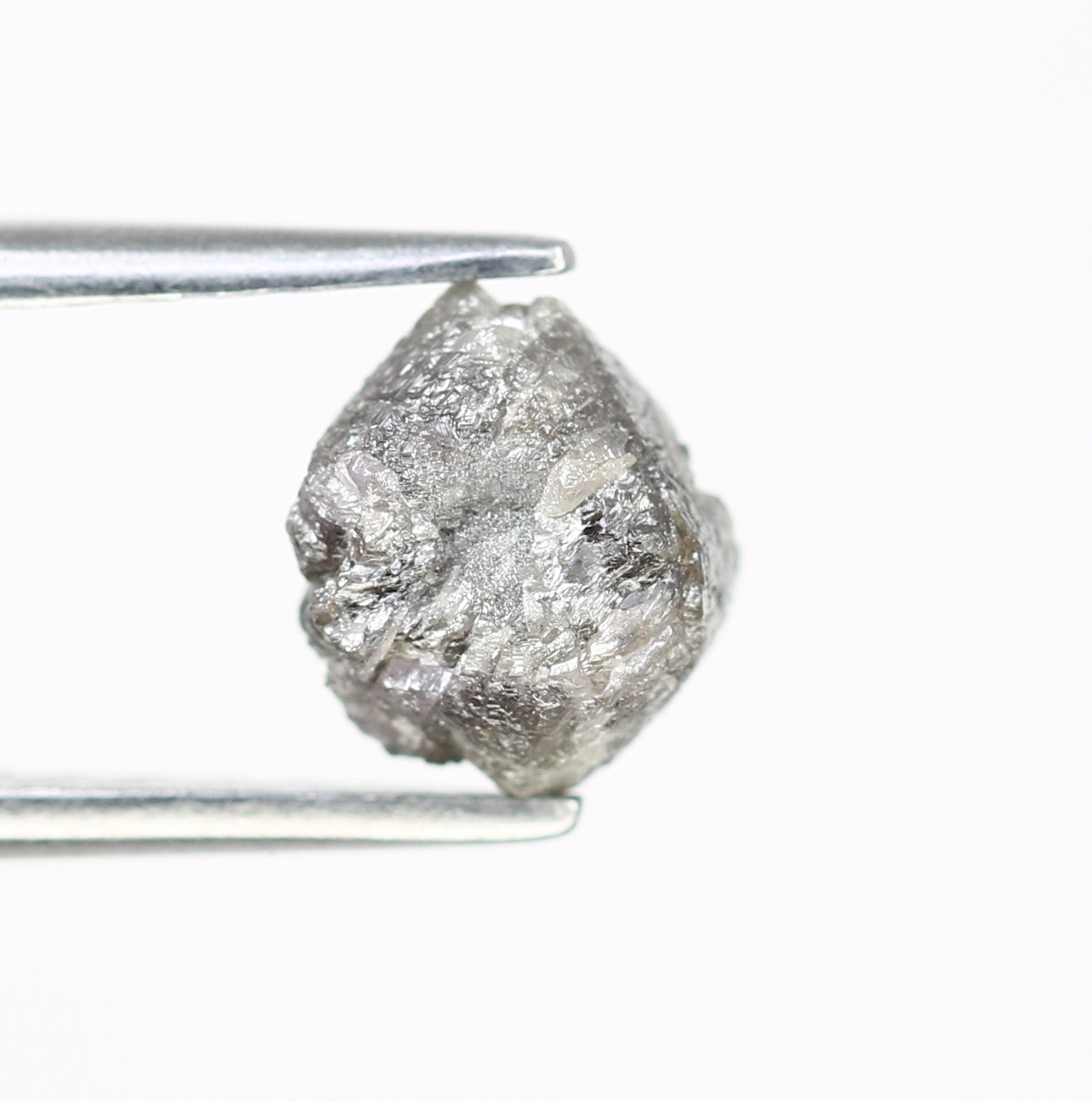 1.72 CT Rough Grey Natural Irregular Cut Raw Diamond For Engagement Ring - JayKrishna Diamond