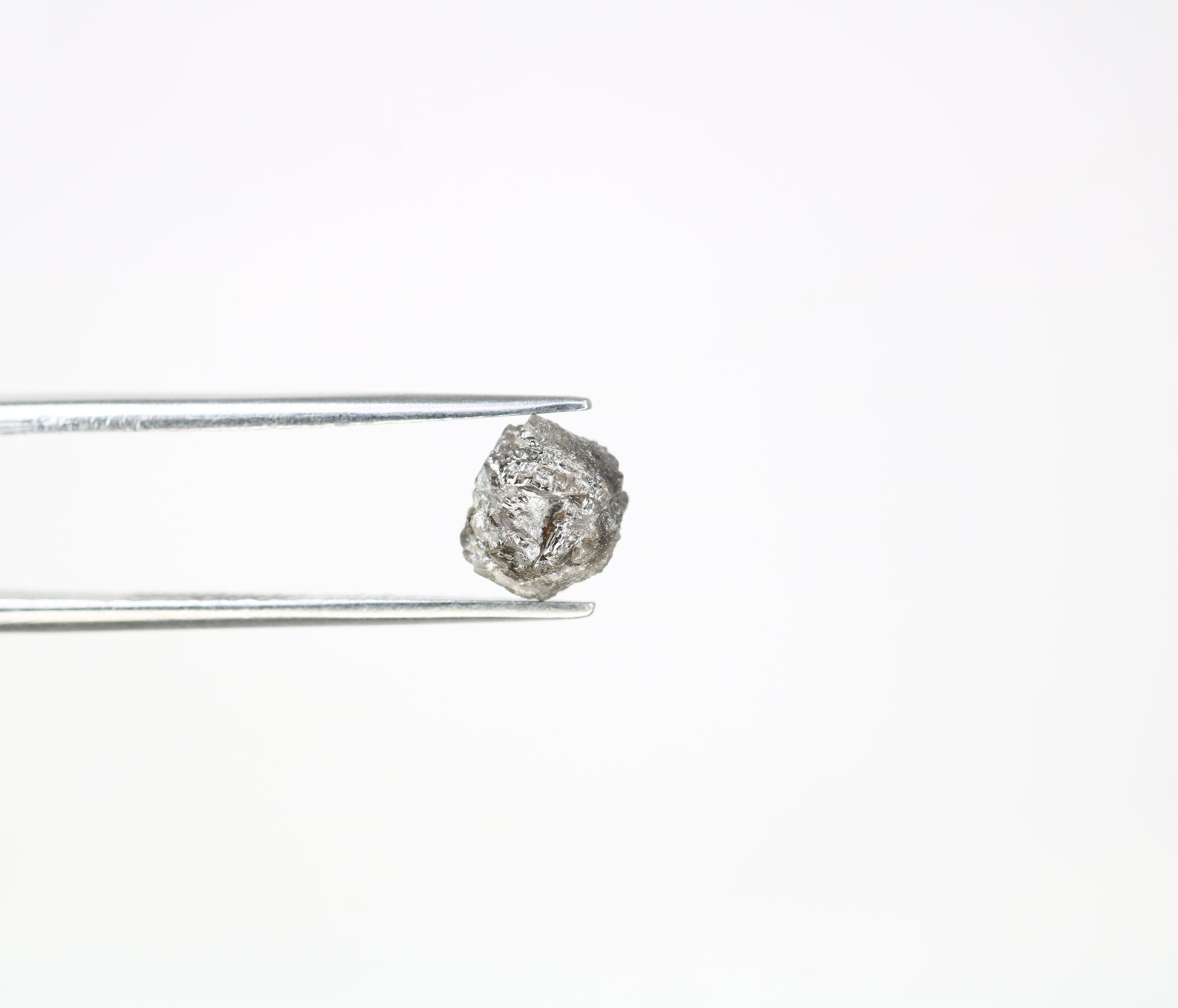 1.72 CT Rough Grey Natural Irregular Cut Raw Diamond For Engagement Ring - JayKrishna Diamond