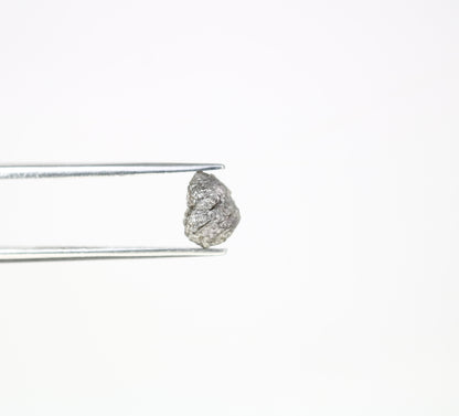 1.72 CT Rough Grey Natural Irregular Cut Raw Diamond For Engagement Ring - JayKrishna Diamond