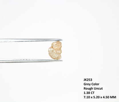 1.38 CT Irregular Cut  Raw Rough 7.10 MM Diamond For Engagement Ring - JayKrishna Diamond