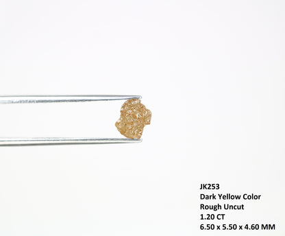 1.20 CT Natural Raw Uncut Rough Yellow  Diamond For Engagement Ring - JayKrishna Diamond
