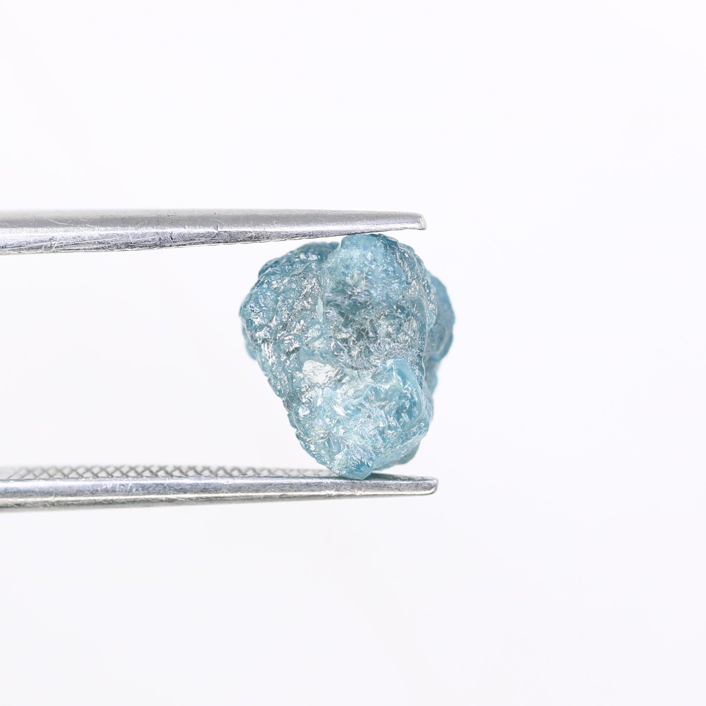3.09 CT Irregular Cut Raw Rough Blue Diamond For Wedding Ring - JayKrishna Diamond