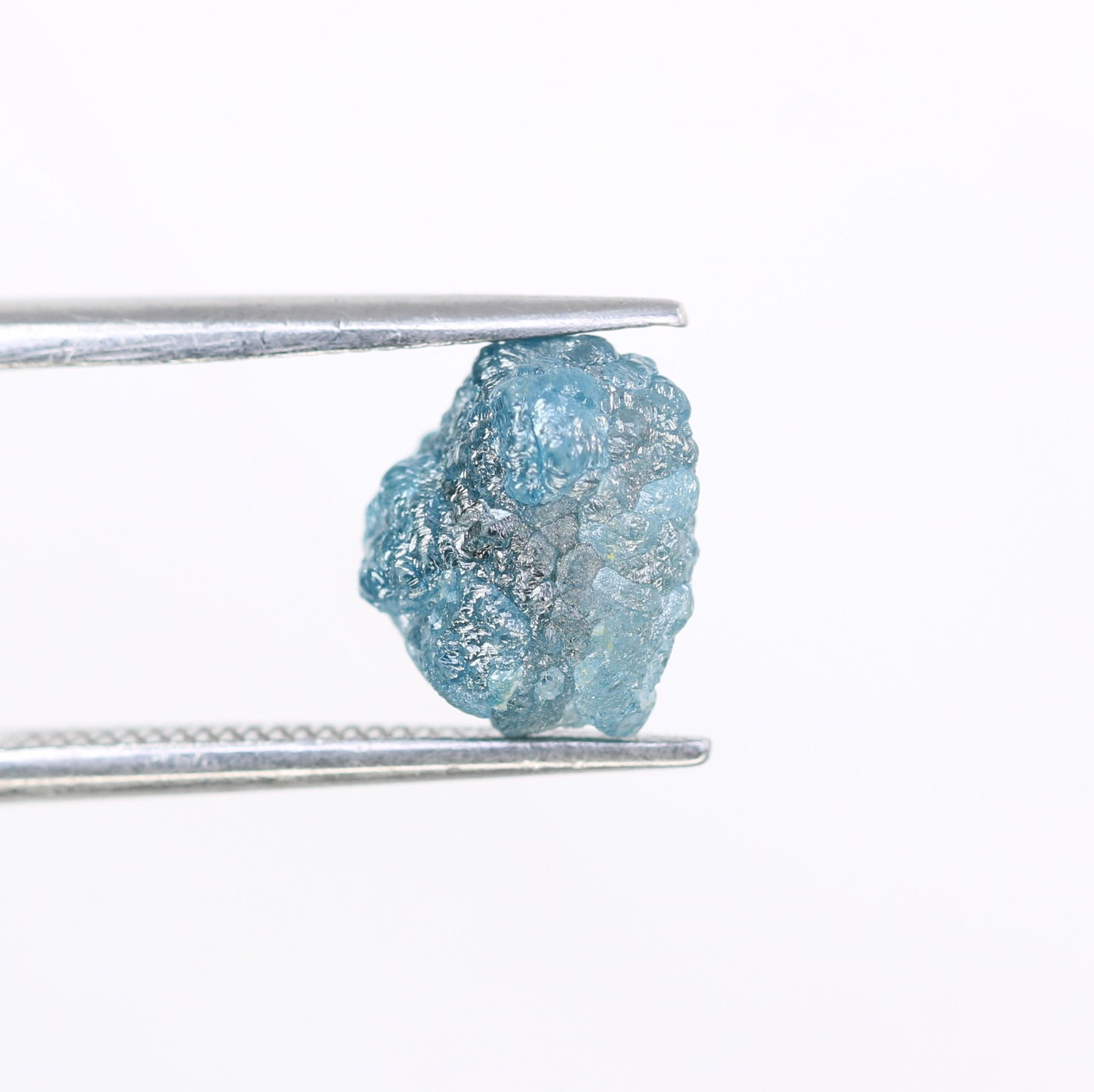 3.09 CT Irregular Cut Raw Rough Blue Diamond For Wedding Ring - JayKrishna Diamond