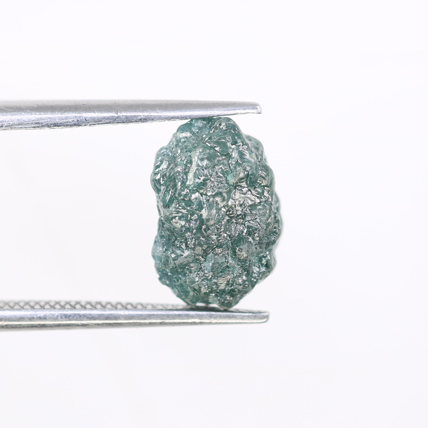 3.87 CT 10.00 x 7.80 MM Raw Rough Blue Irregular Cut Diamond For Engagement Ring - JayKrishna Diamond