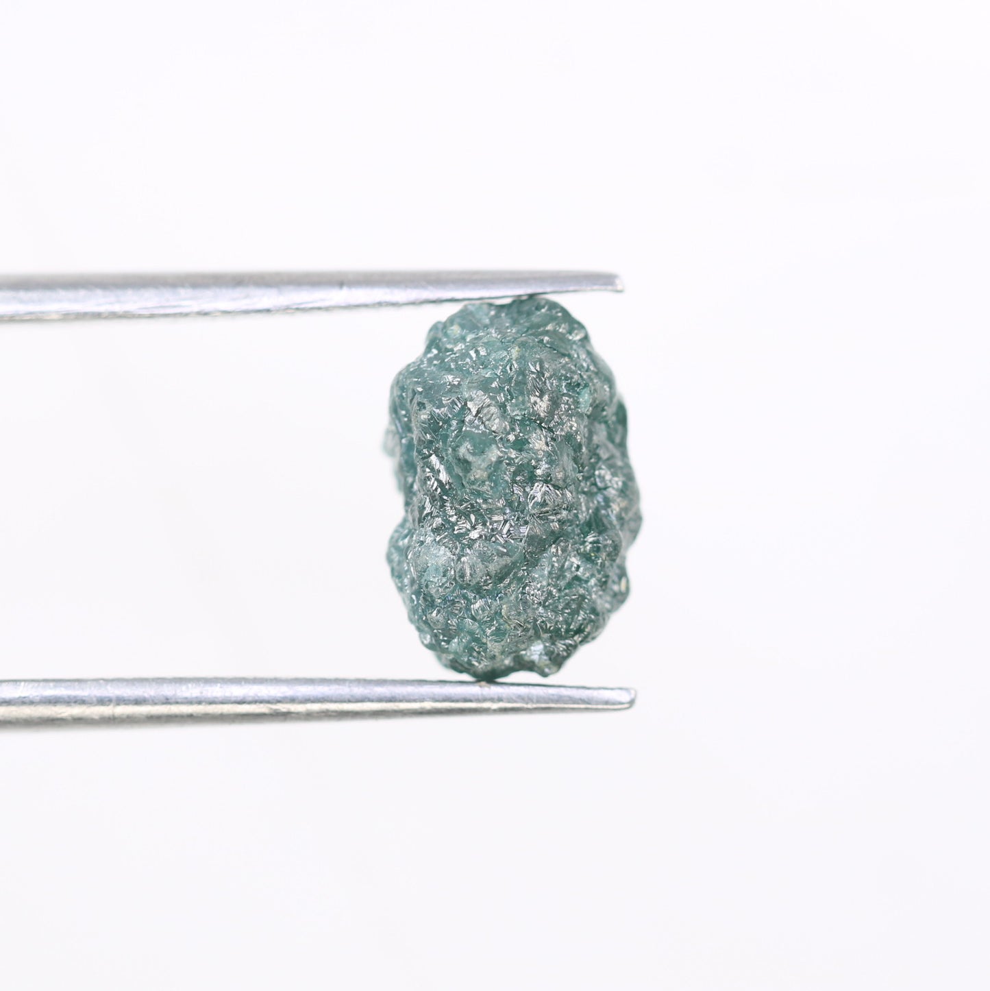 3.87 CT 10.00 x 7.80 MM Raw Rough Blue Irregular Cut Diamond For Engagement Ring - JayKrishna Diamond