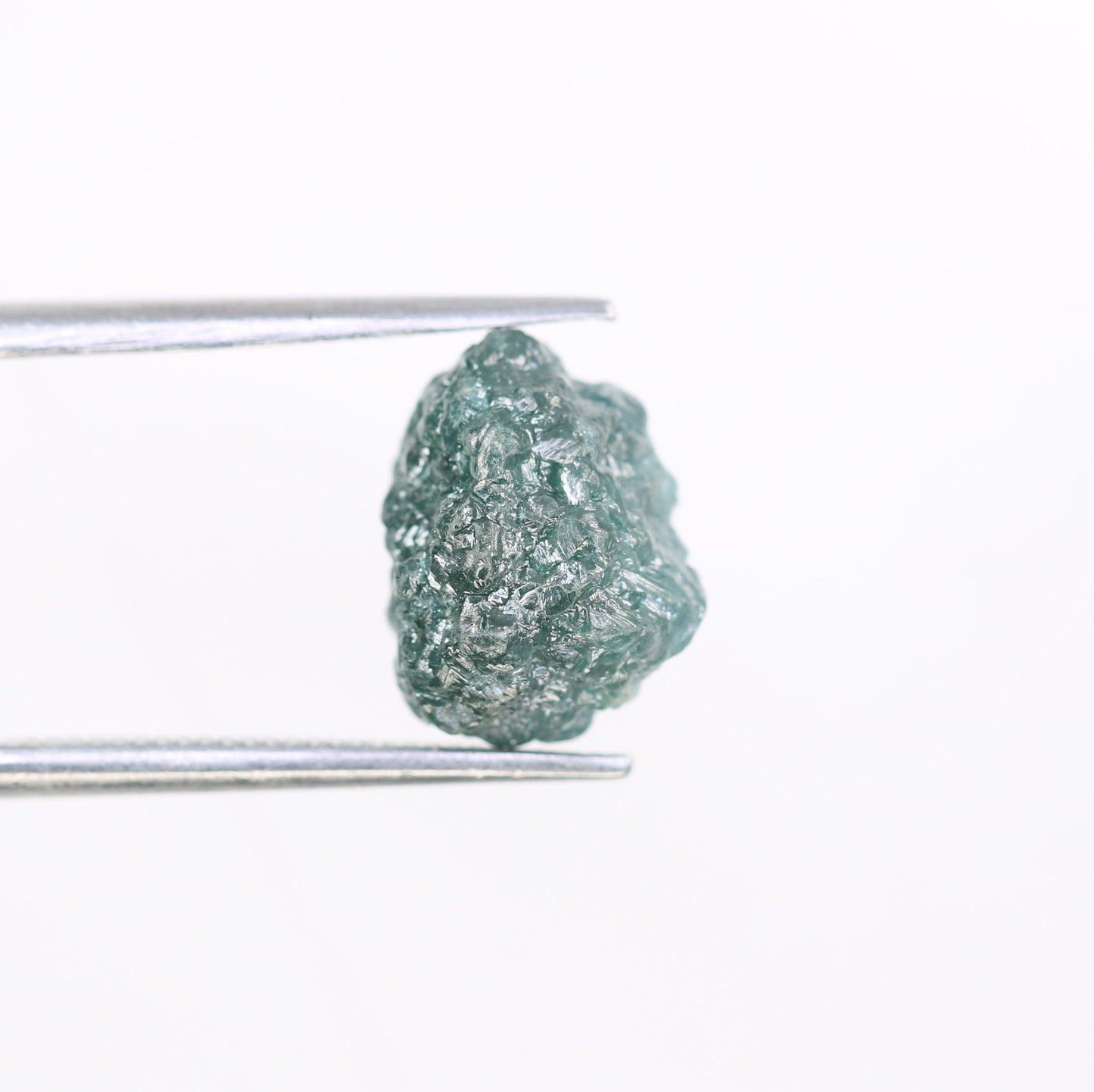 3.87 CT 10.00 x 7.80 MM Raw Rough Blue Irregular Cut Diamond For Engagement Ring - JayKrishna Diamond