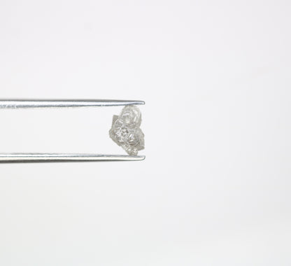 1.24 CT Raw Irregular Cut Raw Rough Grey Diamond For Engagement Ring - JayKrishna Diamond