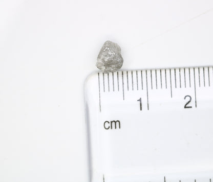 1.24 CT Raw Irregular Cut Raw Rough Grey Diamond For Engagement Ring - JayKrishna Diamond