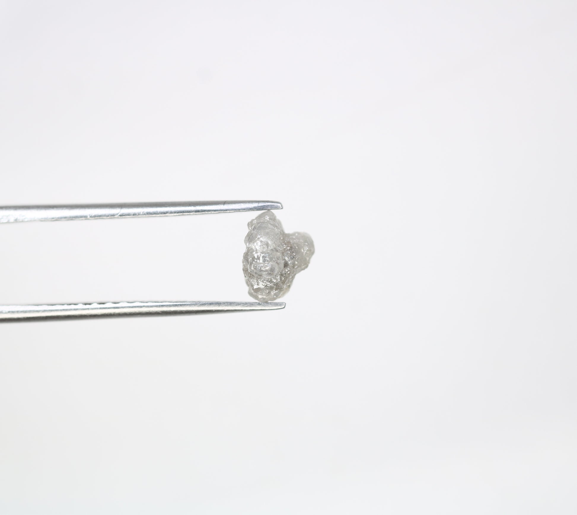 1.22 CT Raw Rough Irregular Cut Grey Diamond For Engagement Ring - JayKrishna Diamond