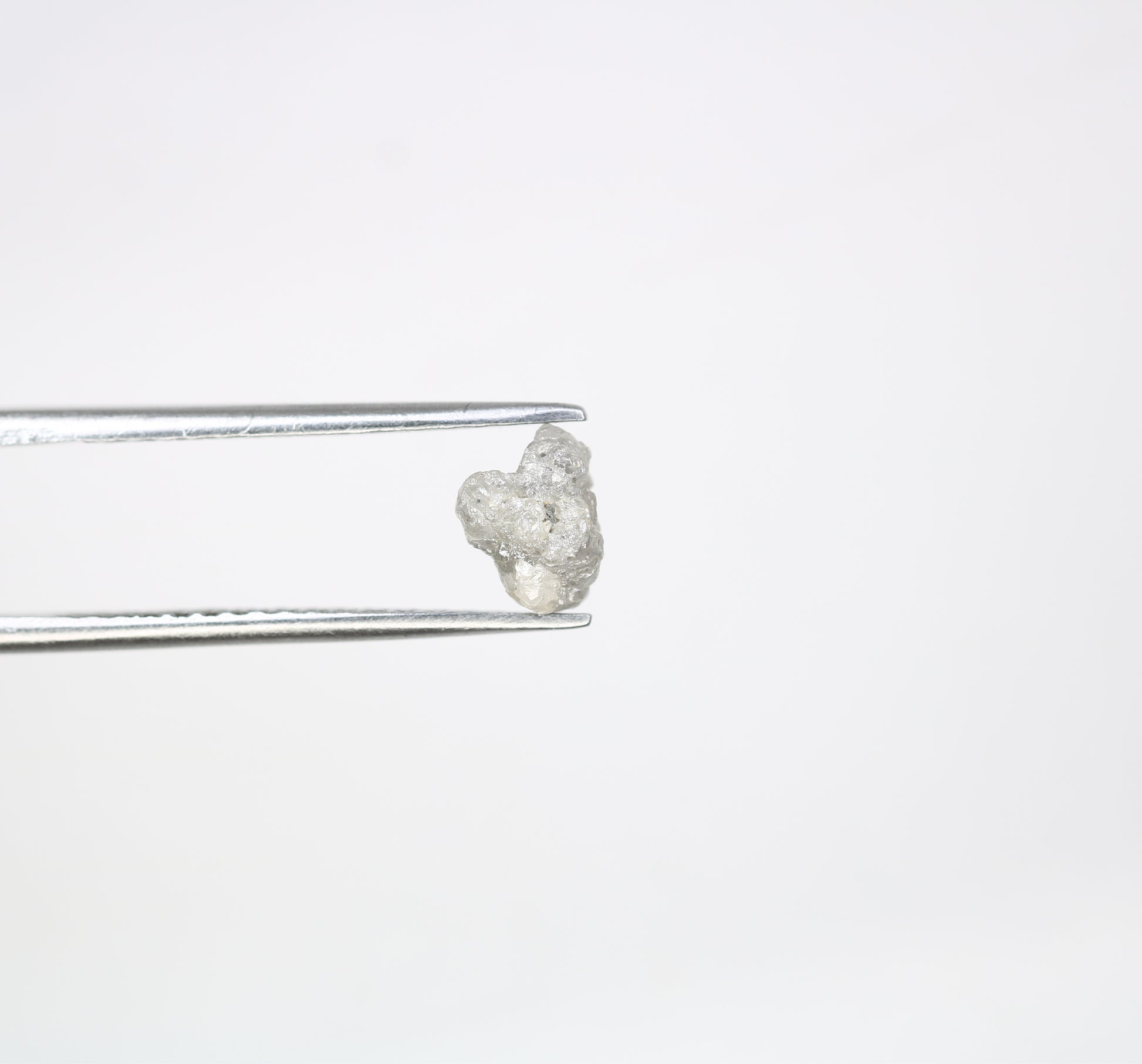 1.22 CT Raw Rough Irregular Cut Grey Diamond For Engagement Ring - JayKrishna Diamond