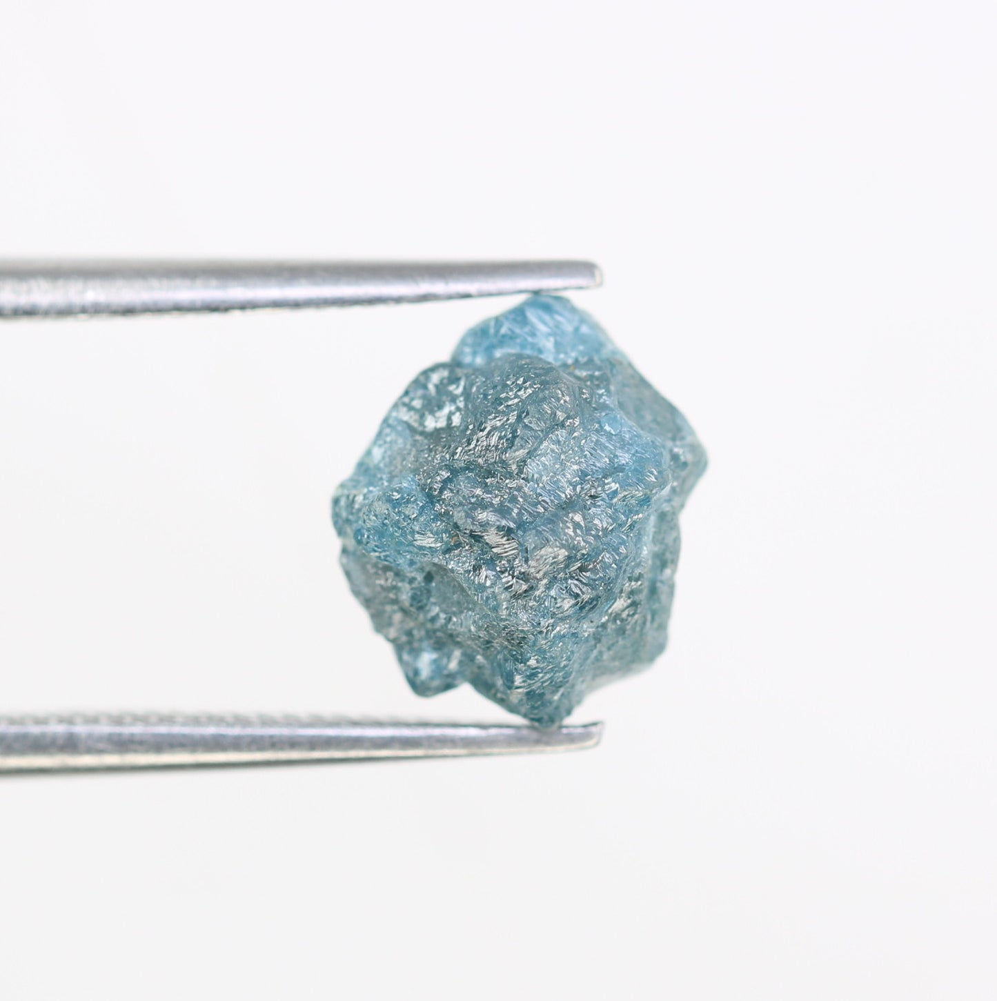 3.04 CT 9.20 MM Uncut Blue Rough Raw Diamond For Engagement Ring - JayKrishna Diamond