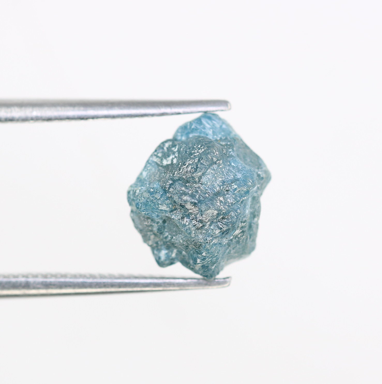 3.04 CT 9.20 MM Uncut Blue Rough Raw Diamond For Engagement Ring - JayKrishna Diamond