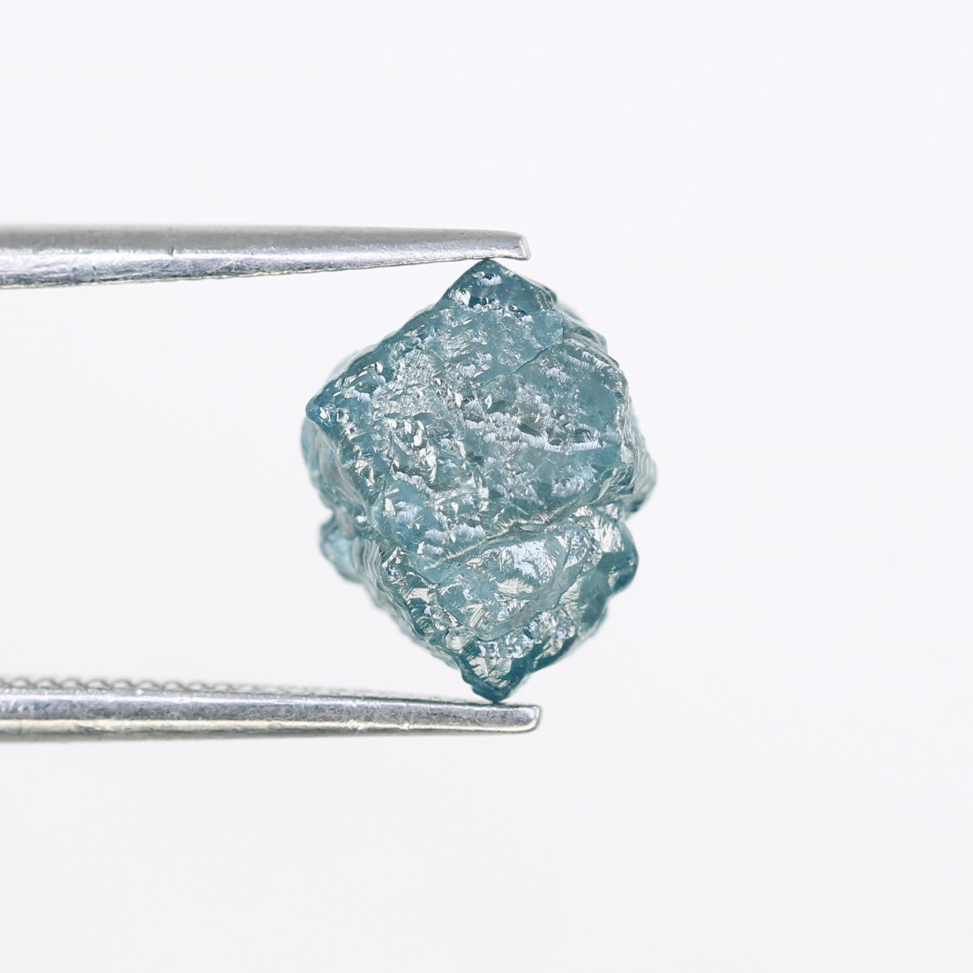3.09 CT Raw Irregular Cut Rough Blue Diamond For Engagement Ring - JayKrishna Diamond