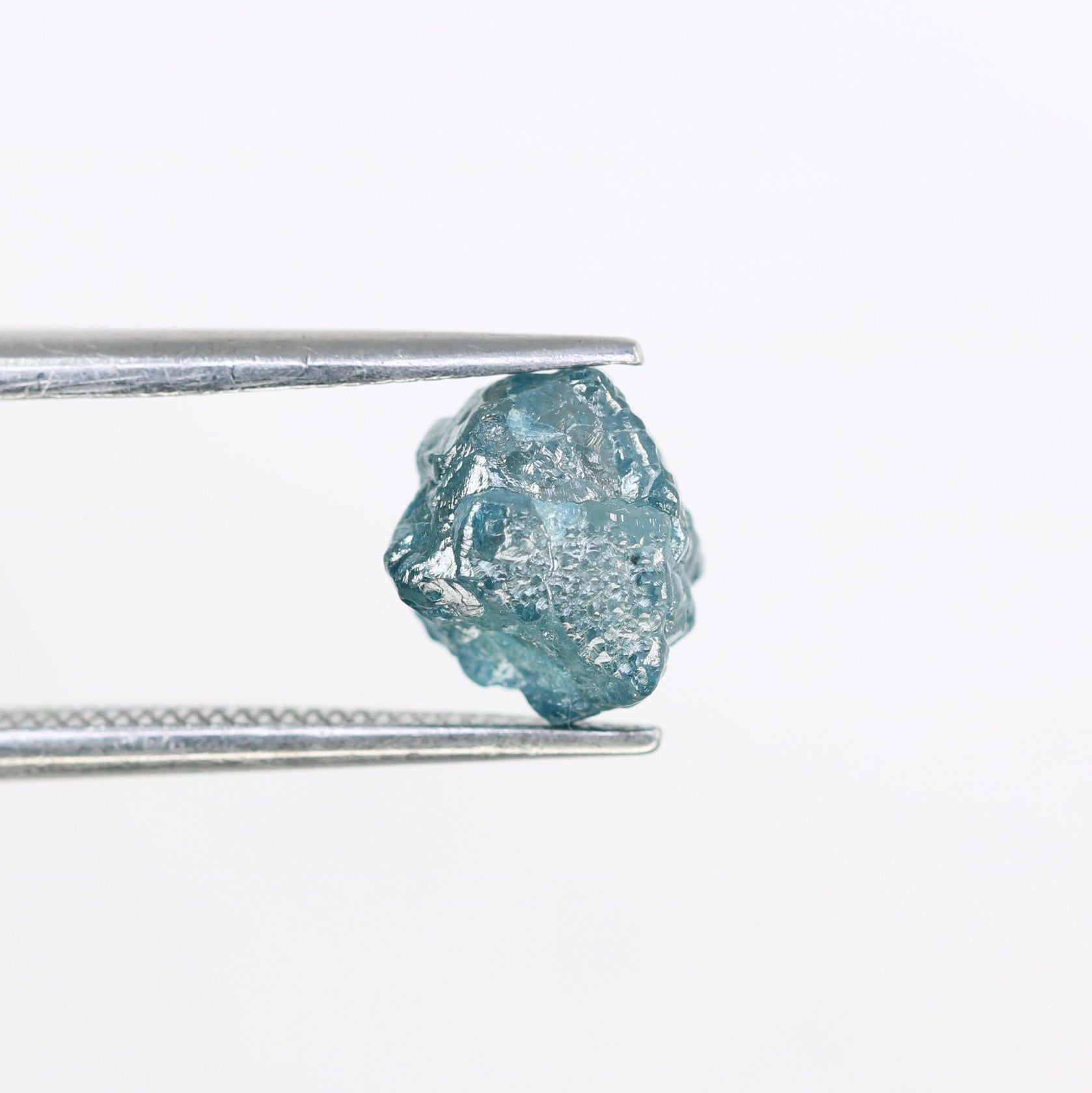 3.09 CT Raw Irregular Cut Rough Blue Diamond For Engagement Ring - JayKrishna Diamond