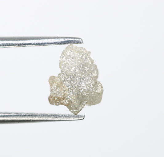 1.28 CT Uncut Raw Rough Grey Loose Diamond For Engagement Ring - JayKrishna Diamond