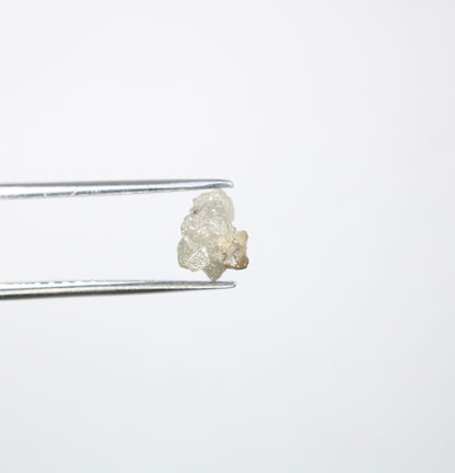 1.28 CT Uncut Raw Rough Grey Loose Diamond For Engagement Ring - JayKrishna Diamond