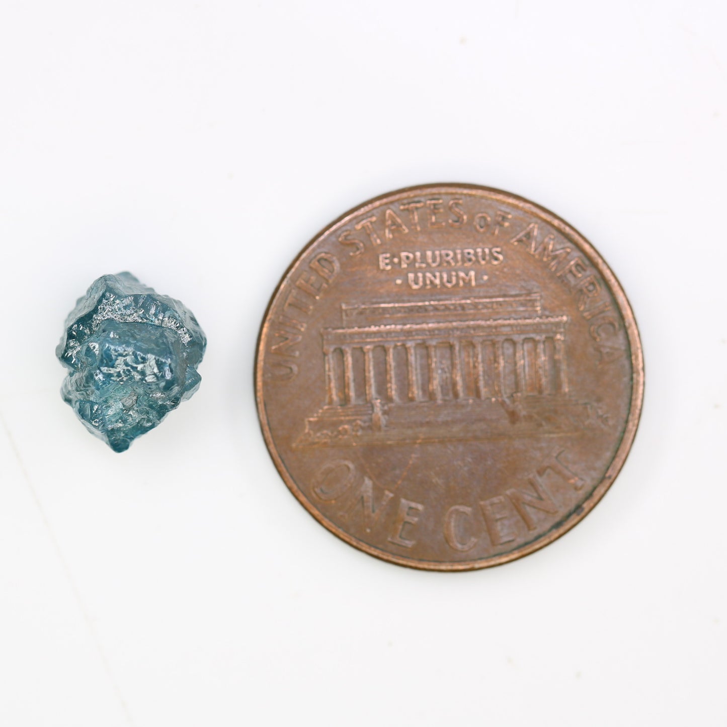 3.09 CT Raw Irregular Cut Rough Blue Diamond For Engagement Ring - JayKrishna Diamond